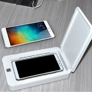 

Multifunctional Mobile Phone Sanitizer Box Portable Mini UV Sterilization UVC Ultraviolet Disinfection for Cosmetics Phone Mask