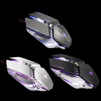 

USB Wired Gaming Mouse Macro Program 7 Buttons Mechanical Computer Mice for PC Laptop