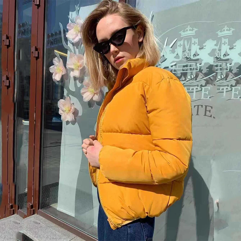 Осенне зимняя куртка женская парка s Mujer 2020 модное пальто со стоячим воротником