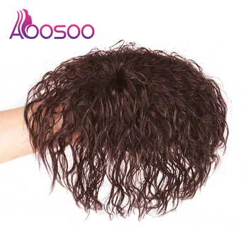 

AOOSOO hair Overhead replacement patch wig female curly hair top closure cornperm wig for white women