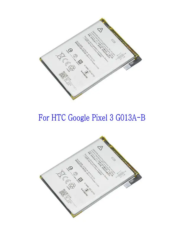 2PCS Battery Only Ciszean 1x2915 мАч/11.20Wh G013A-B сменная батарея для мобильного телефона для HTC Google Pixel 3 батарейки - Цвет: 2PCS Battery Only