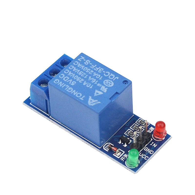 

1-канальный релейный модуль 5 В, низкоуровневая Расширительная плата триггера постоянного тока, твердотельное реле низкого напряжения для набора «сделай сам»