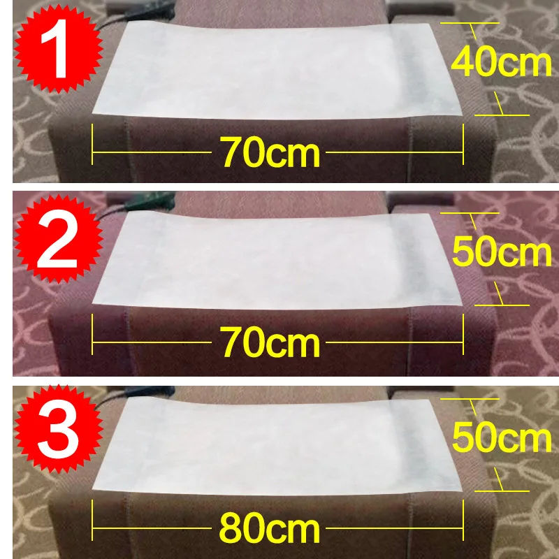 

Waterproof Oil Resistant Disposable Plastic Footpad Cover Thick Foot Stool Cover Mat Sauna Nonwoven Fabric Foot Bath Repair Towe