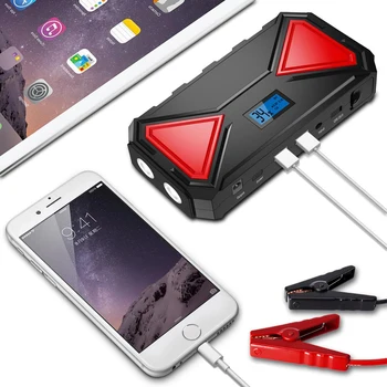 

Portable Charger Powerful 12V Car Jump Starter Auto Jumper Engine Power Bank Emergency Car Battery Booster For Petrol Diesel Car