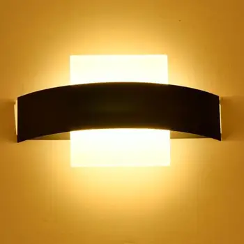 

AC85-265V 3W LED Acrylic Modern Wall Lamp for Bedroom Lights Indoor Dining-room Corridor Lighting