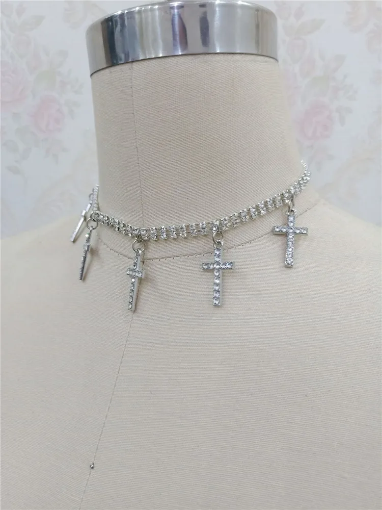 Панк письмо кулон короткое ожерелье унисекс ожерелье Харадзюку хип хоп модное ожерелье аксессуары уличная одежда CL212