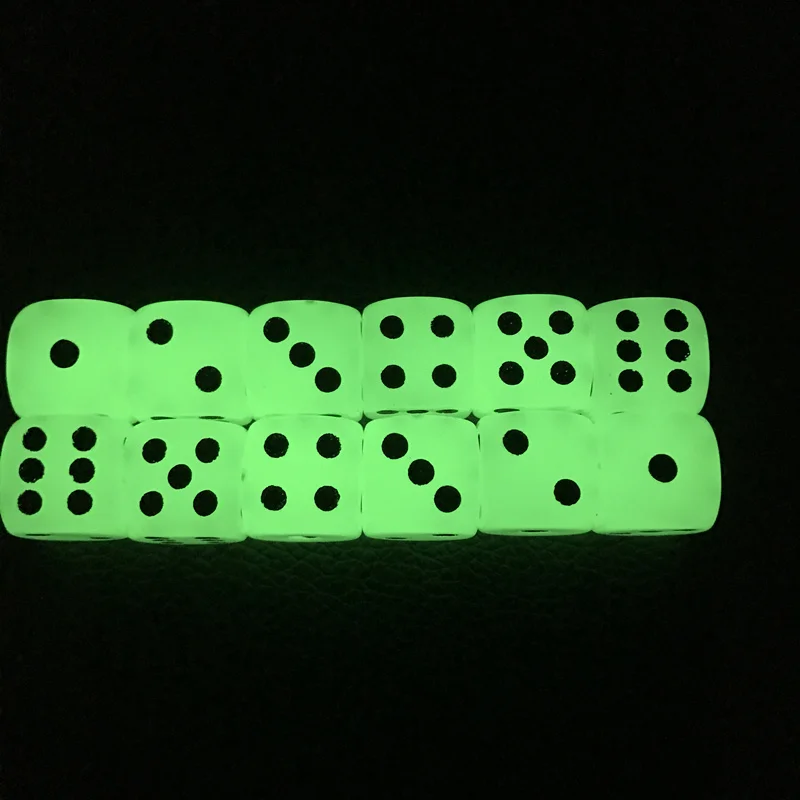 6Pcs/Lot 16mm Luminous Dice Rounded Corner Drinking Glowing Dice Nightclub Bars Dedicated Entertainment Dice Board Game 3d printing pen dedicated copy album children s low temperature graffiti pen painting copy album drawing board