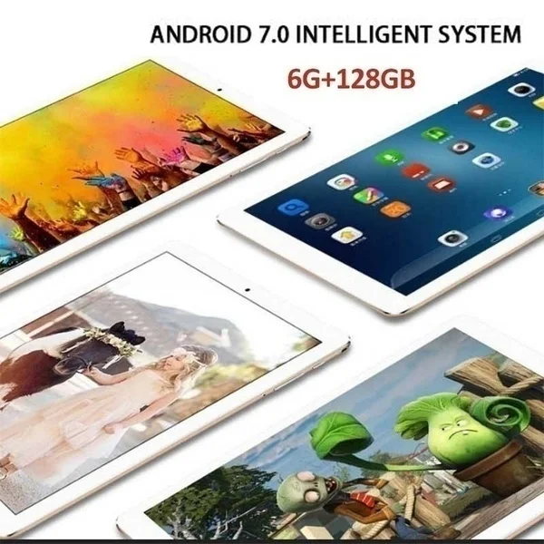 Новинка, android smart, 10,1 дюймов, 6G+ 128 GB, WiFi, планшет, PC, две sim-карты, двойная камера, задняя, Bluetooth, 4G, телефонный планшет, 1280x800