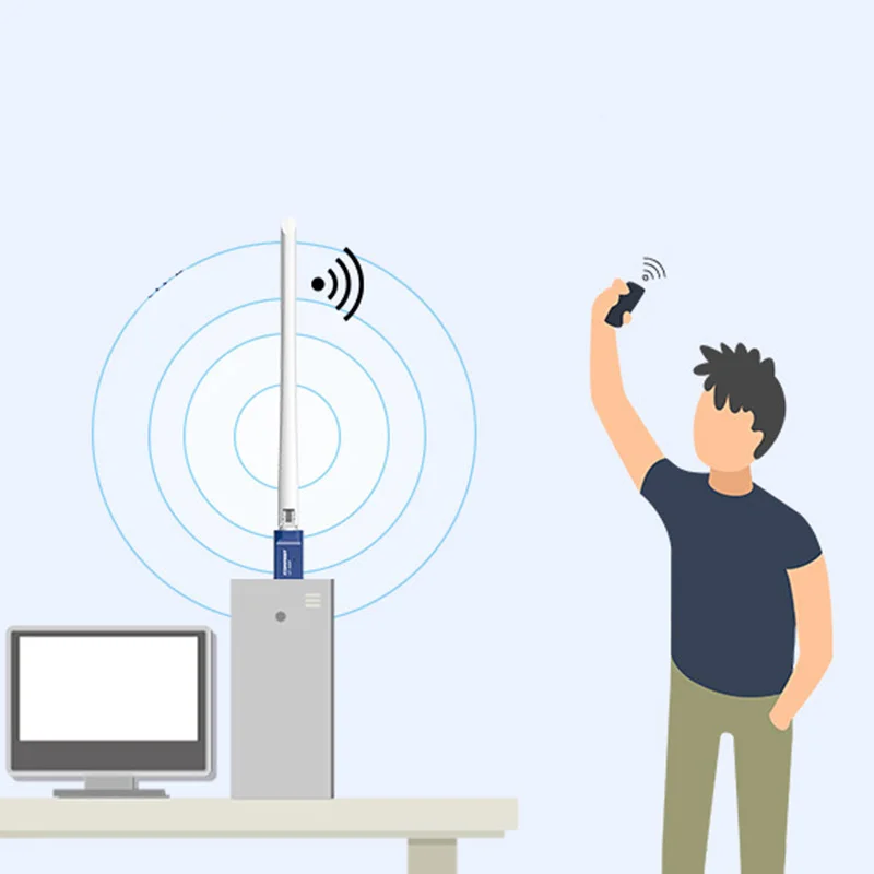 COMFAST WU826F Бесплатный драйвер беспроводной адаптер 300 м USB Антенна WiFi приемник беспроводной адаптер для Windows XP/7/8/8,1
