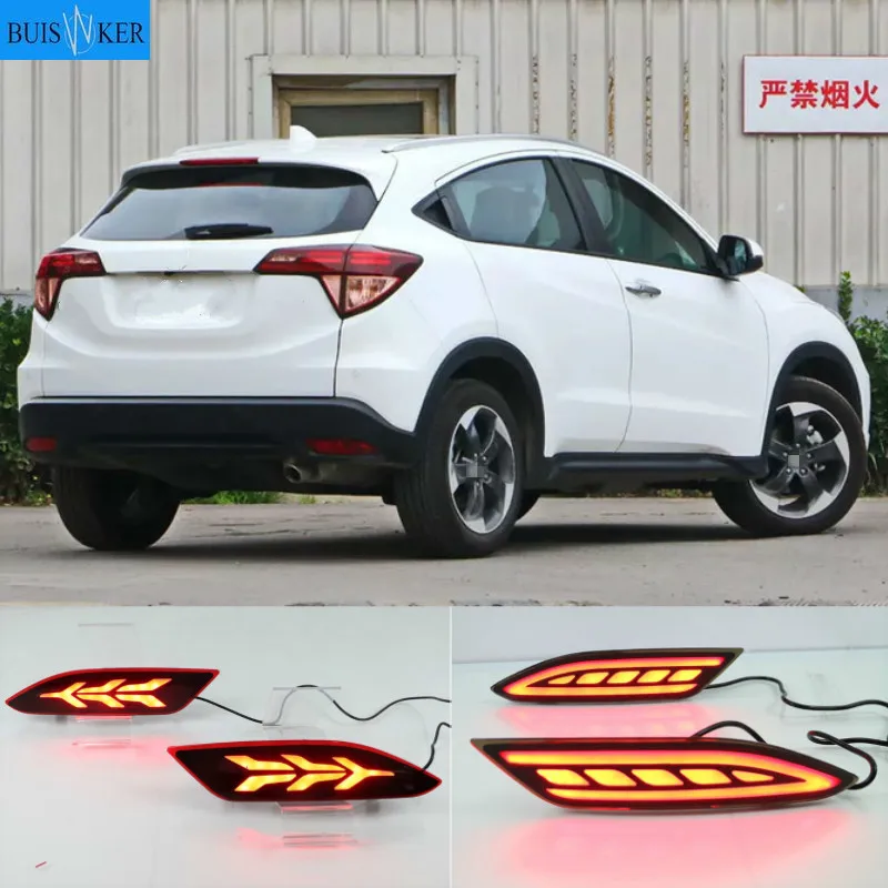 Светодиодный задний отражатель для Honda HR-V HRV Vezel 2014 2015 2016 2017 2018 стоп-сигнал |