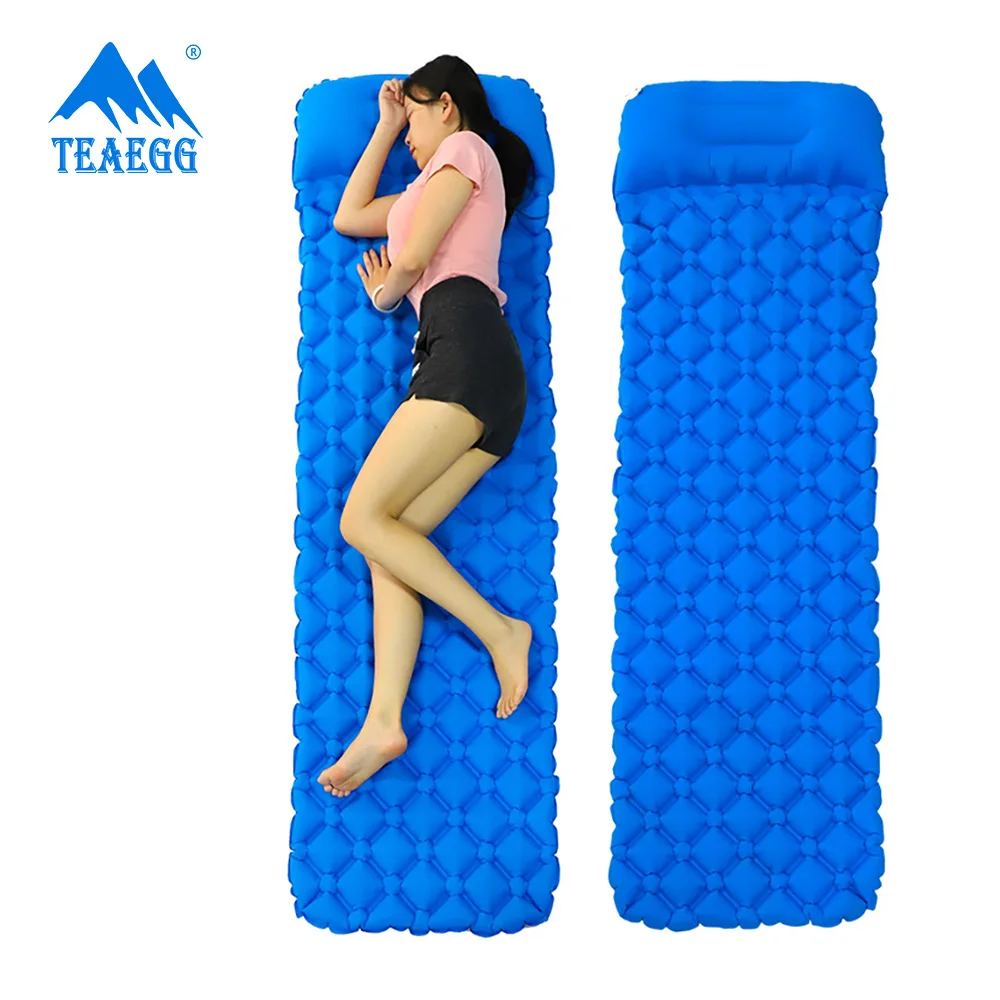 2020 открытый надувной матрас пляжный воздушный с подушкой спальный мешок