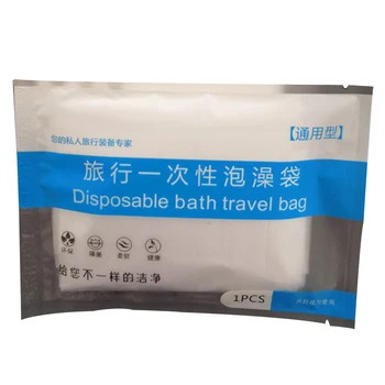 

Disposable Salon Travel Bathroom Accessories Household Lining Thickened Health Care Portable Plastic Clear Bathtub Cover Bag