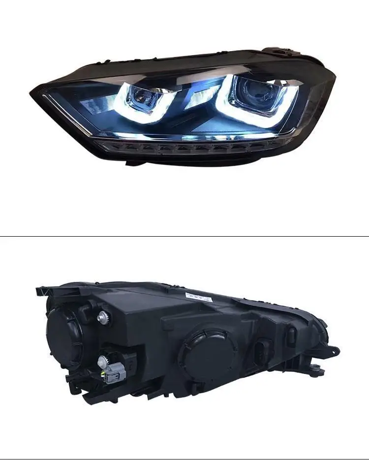 Luces Para автомобильные аксессуары Led Drl Автомобильные дневные ходовые фары автомобильные фары в сборе 17 18 для Volkswagen Golf-Sportsvan