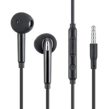 

Noise Isolating S6 Wired Earphones 3.5mm Stereo No bluetooth Headphone In-Ear Music Sport Headset with Microphone for Samsung Xi