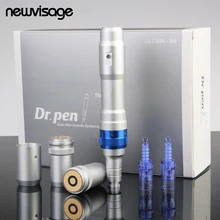 МТС Дерма ручка ULTIMA A6 авто микроиглы системы Электрический Дерма штамп цифровой Перманентный макияж устройство против морщин микроиглы