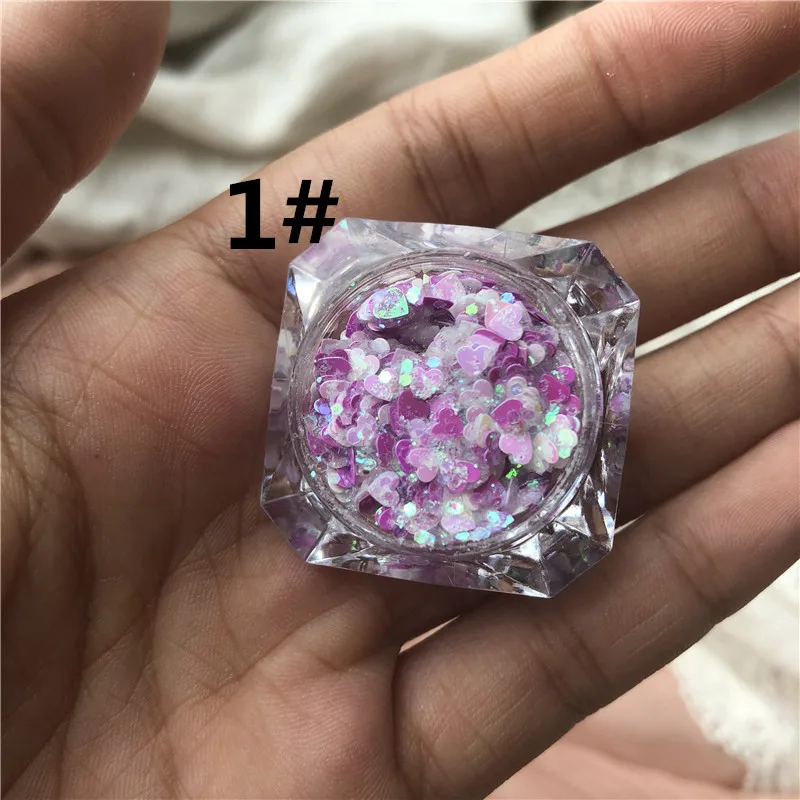 1 set Heat Gel Sequins Festival Makeup Face Body Lip Glue Glitter Cream Mermaid Tattoo Pigment Music Dance Party Art Cosmetic - Цвет: LP004