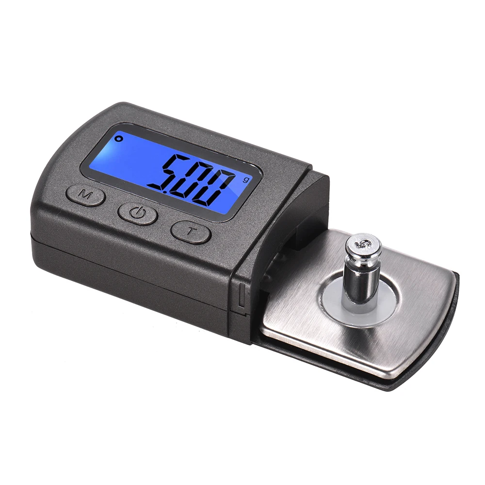 Мини-проигрыватель Phono LP Stylus Force измерительный прибор ±0. 01g точность ЖК-дисплей с одной сумкой для хранения веса 5g
