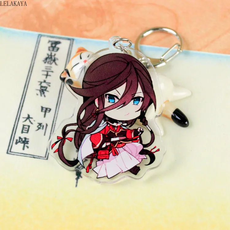 Мини акриловый Touken Ranbu онлайн аниме экшн брелок из акрилового мультфильма сумка