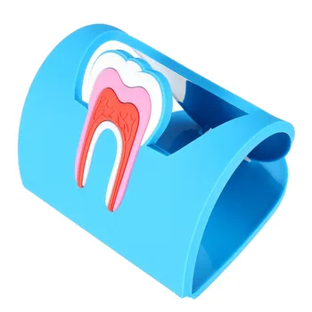 

1Pc Storage Stand for Dental Clinic Cute Name Card Holders Dental Rubber Teeth-Shape Molar Shaped Phone Display Dentist Gift