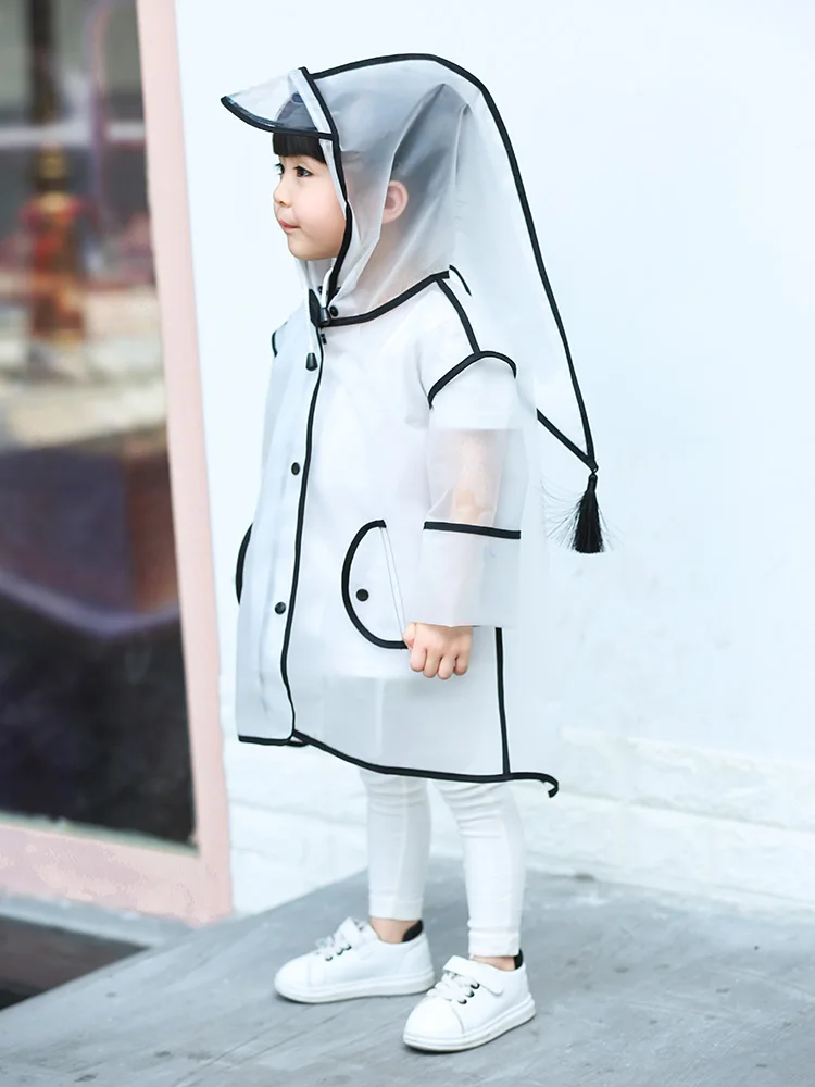 jaqueta plastico transparente