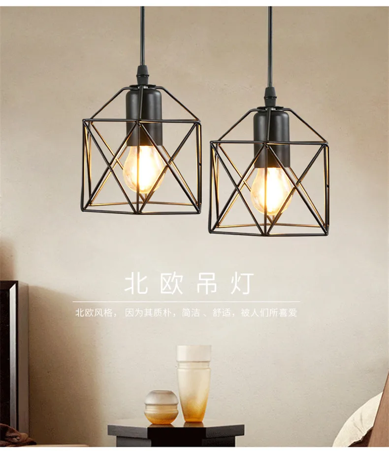 Manufacturers Wholesale Northern European-Style American-Style Village Decorative Lights Bar Counter Chandelier Ceiling Lamp Iro