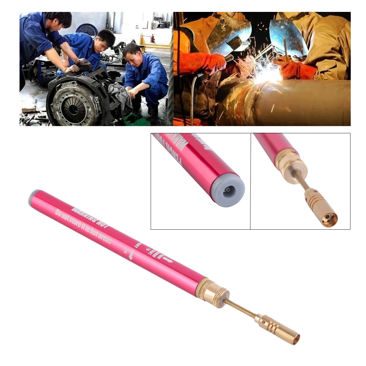 Mini Soldering Gas Torch Gas Blow Torch Soldering Solder Irons Cordless Welding Pen Burner Welding Torch