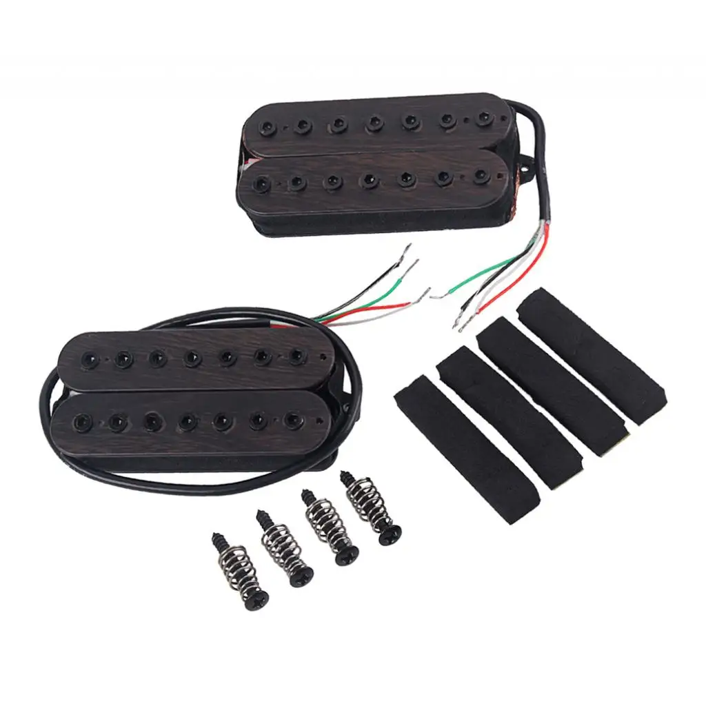 Electric Guitar Humbucker Alnico Magnet 7 String Pickups (Neck&Bridge) Rosewood