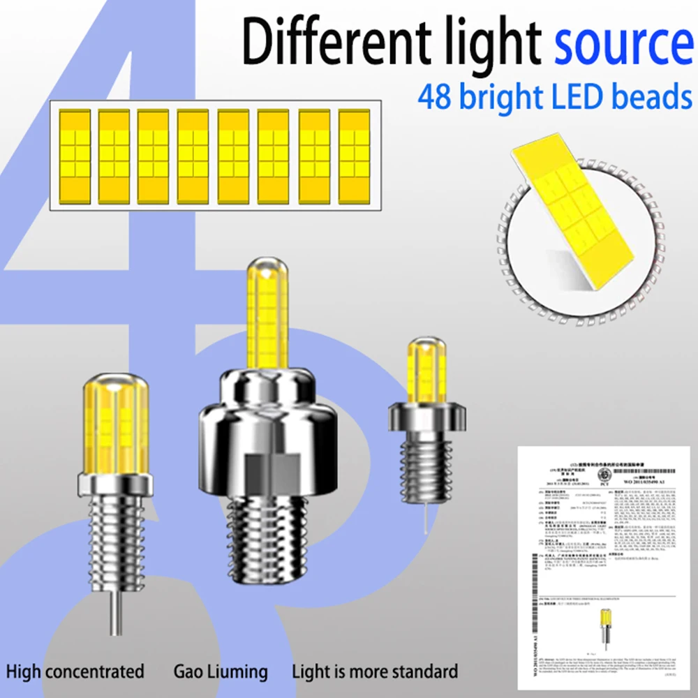 2X 6/8 стороны 15000LM 360 ° Сияющий H4 H1 9012 HIR2 H7 H8 H9 H11 9005 9006 HB2 HB3 HB4 противотуманный