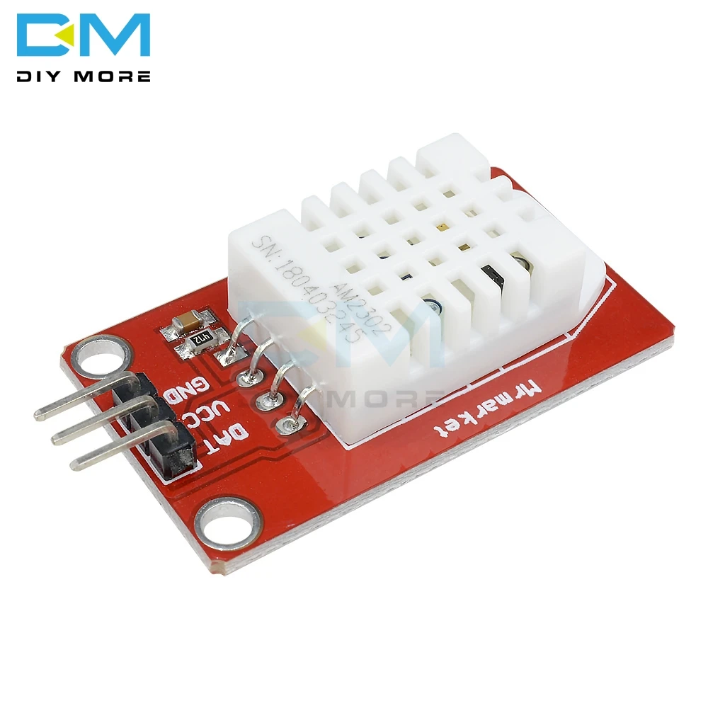 Цифровой AM2302 DHT22 датчик температуры и влажности модуль для Arduino Uno R3 емкостный датчик влажности элемент платы один