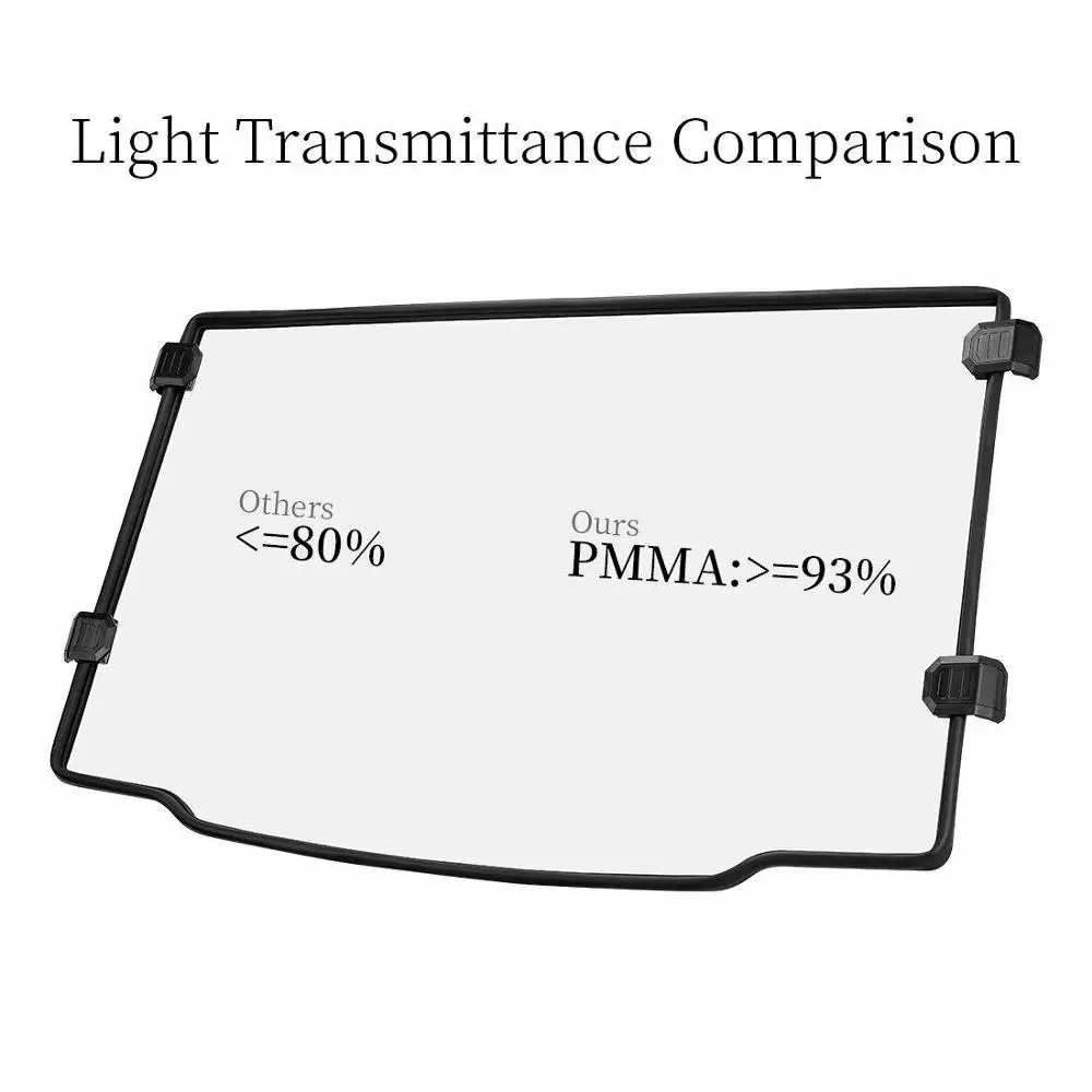 KEMIMOTO UTV полный лобового стекла стойкая к механическим повреждениям для Поларис рейнджер среднего размера 500 570 ETX EV