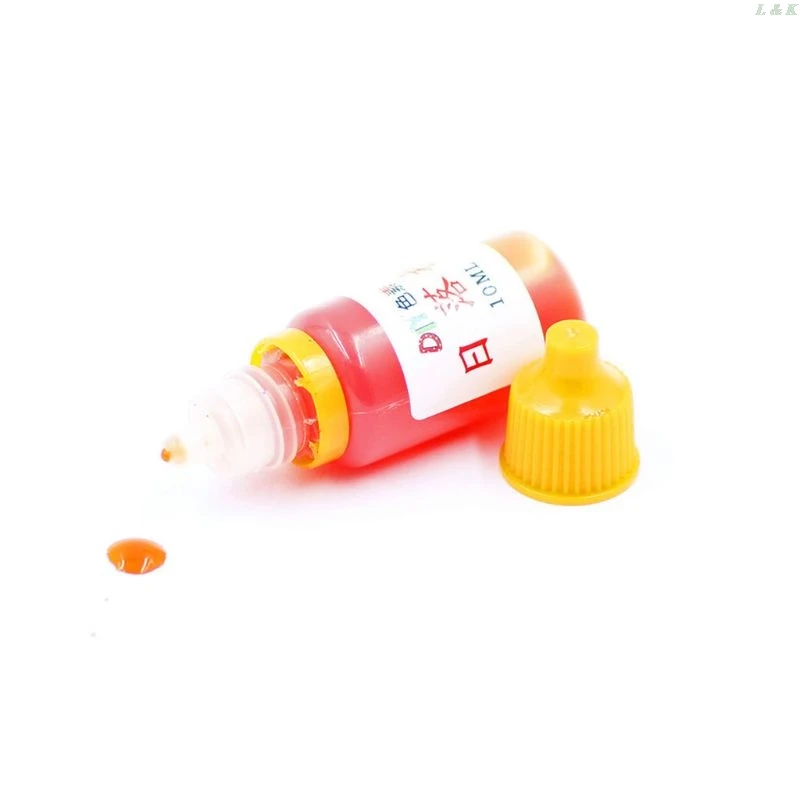 Food Grade Dyeing Pigment Slime Crystal Mud Colorant Epoxy Crystal 7 Pcs/set 10ml DIY Hand-Made Jewelry Accessories epoxy resin pigment experimental pigment