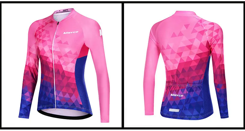 Women's Long Sleeve Cycling Shirt Lady Lightweight Sport Riding Clothing Mountain Mtb Bicycle Clothes Team Bike Jacket design