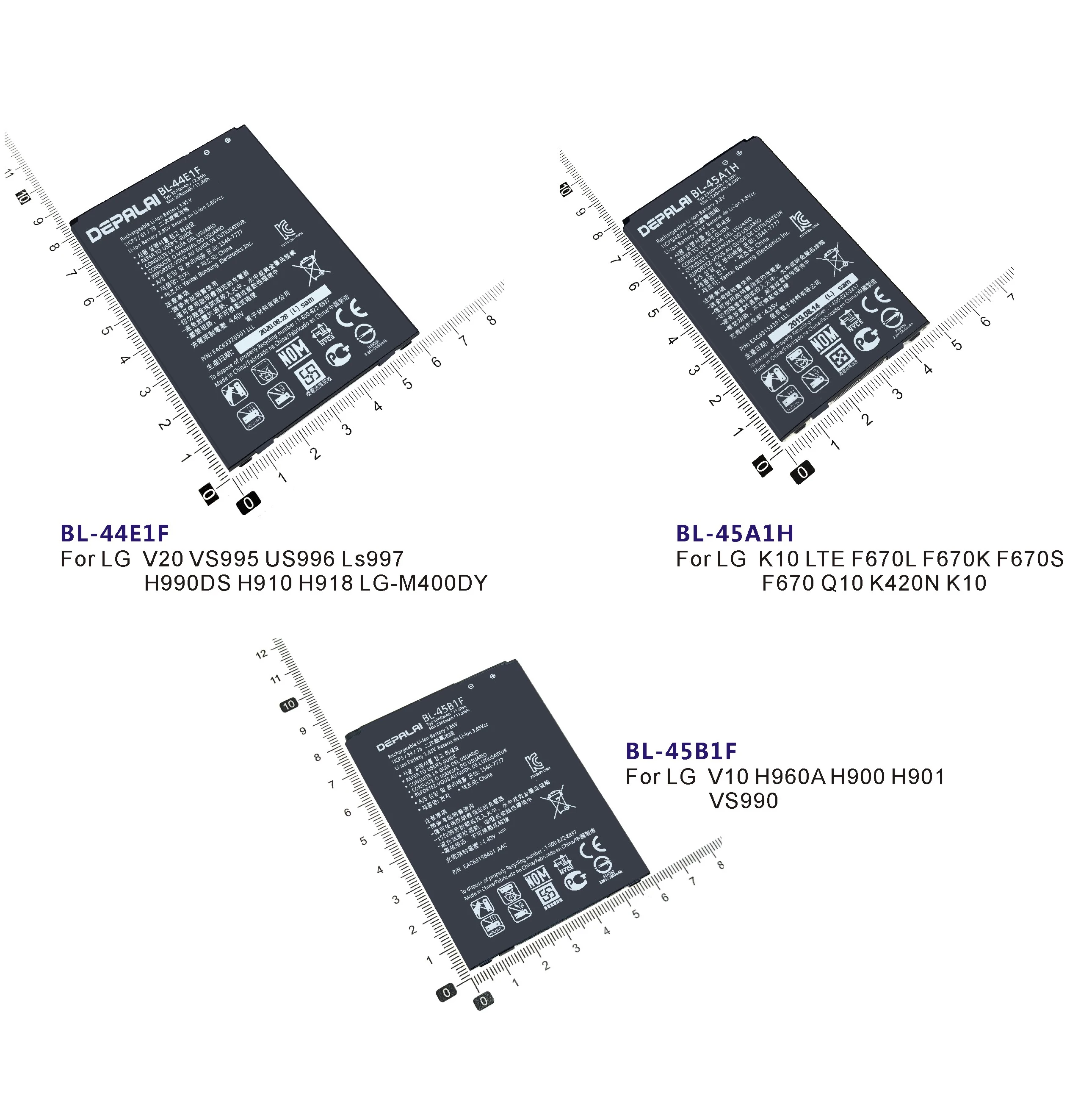 Аккумулятор для LG V20 VS995 US996 LS997 K10 LTE F670L K S Q10 K420N V10 H960A H900 VS990 | Мобильные телефоны и