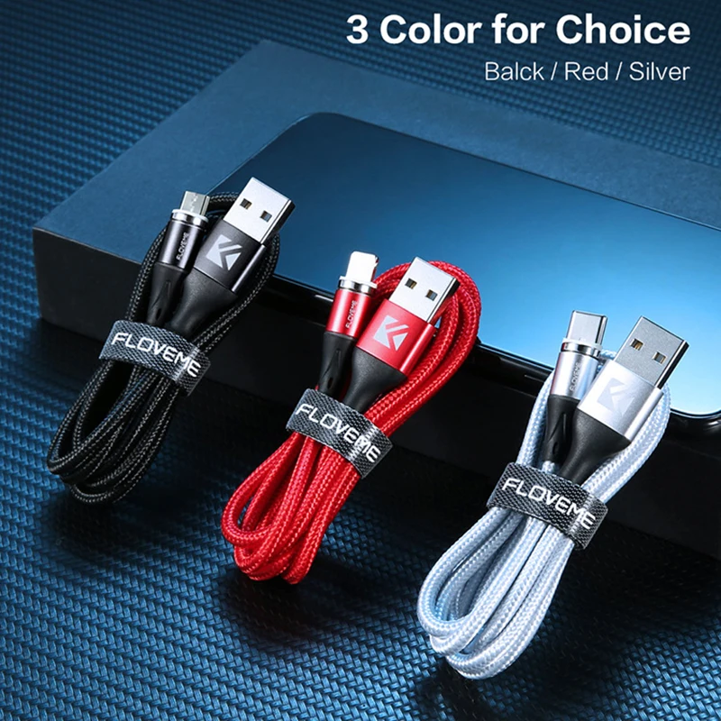 Магнитный кабель 3A 3 в 1 Micro usb type C адаптер зарядное устройство Быстрая зарядка для