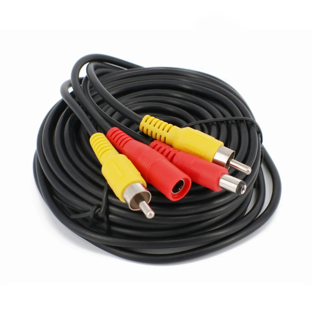 

Video Power Cable Security Line Detection Wire Engineering Install Cord 10m/32FT