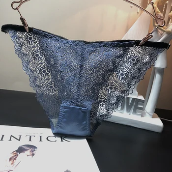 TERMEZY 3pcs Women Low-rise Panties For Women String Thongs Lace G-String Briefs Women Sexy Lace Underwear Solid Sexy Lingerie 4