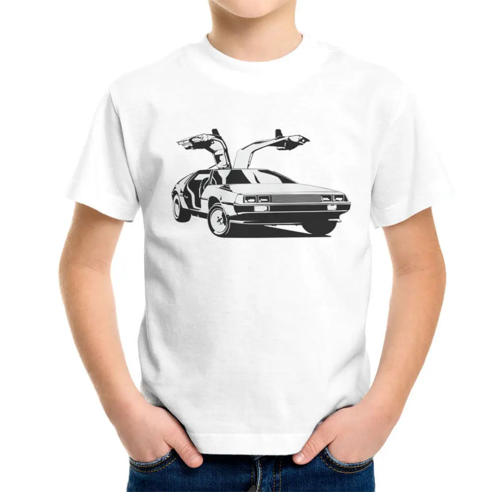 2019 модная летняя футболка Delorean Back To The Future |