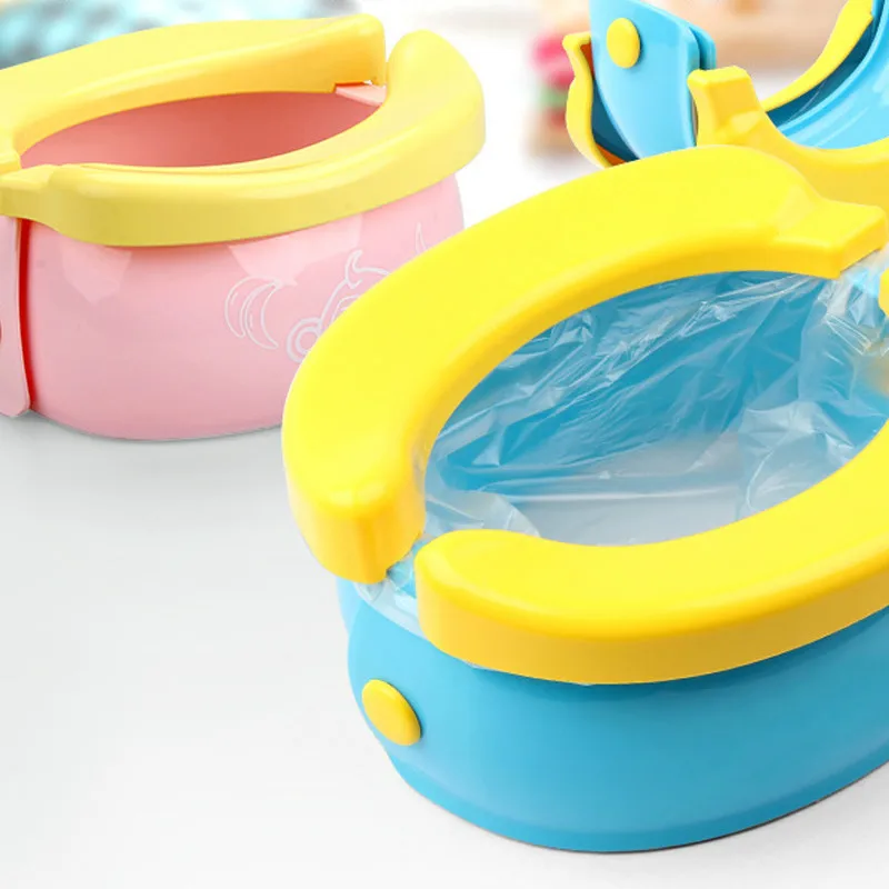 Портативный для малышей складной камерные горшки складной туалет писсуар обучение сиденье путешествия горшок кольца для детей