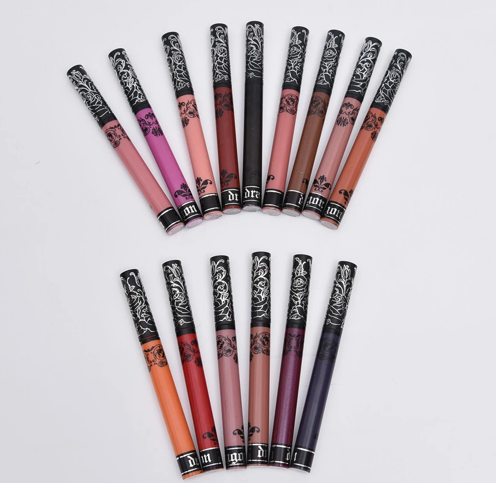 Brand Waterproof Lipstick Long Lasting Liquid Matte Pen Lip Gloss Cosmetics Makeup batom For Women | Красота и здоровье