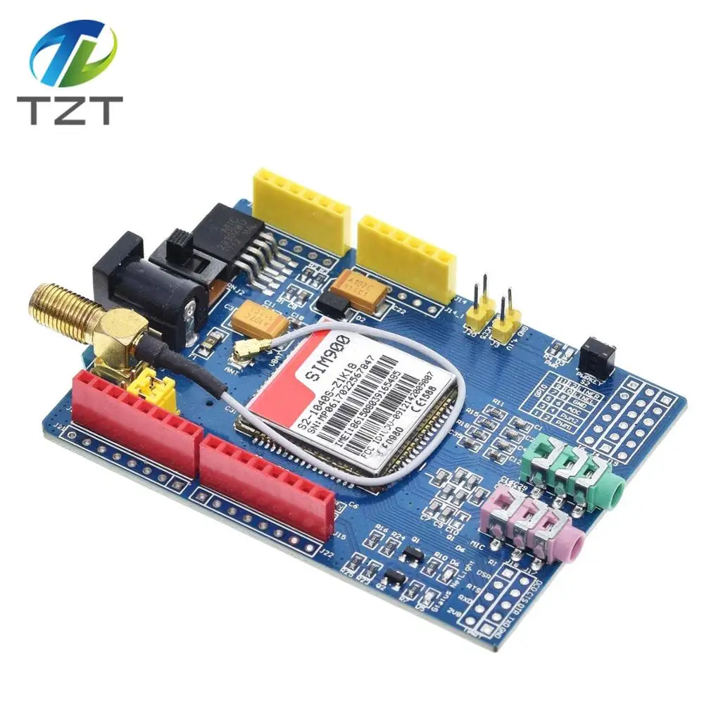 SIM900 850/900/1800/1900 MHz GPRS/GSM Development Board Module Kit For Arduino 