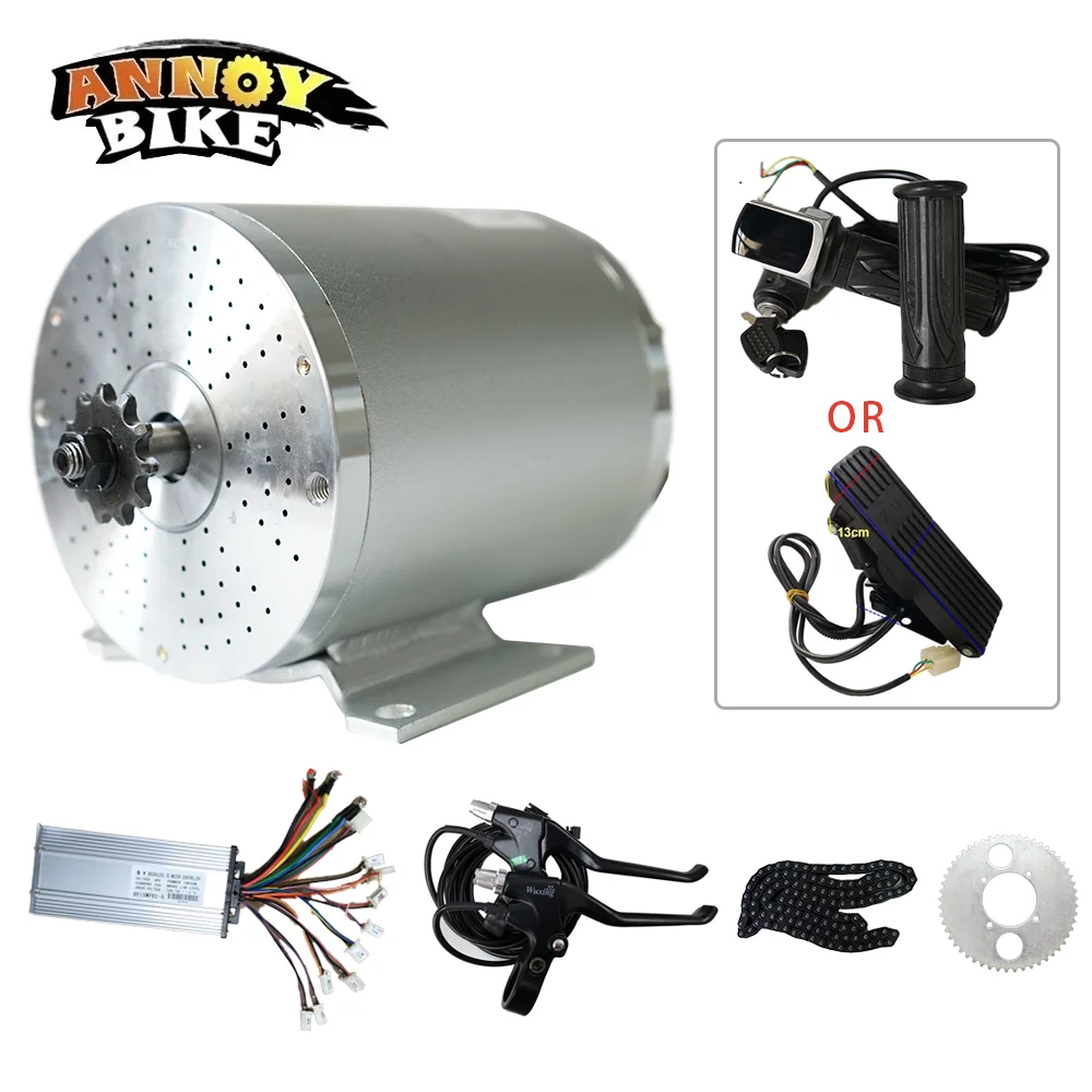 US $128.19 Brushless BLDC Motor 1000w 2000w 3000w Electric Motor Controller Throttle Scooter Ebike Engine Motorcycle Part Modifications DIY