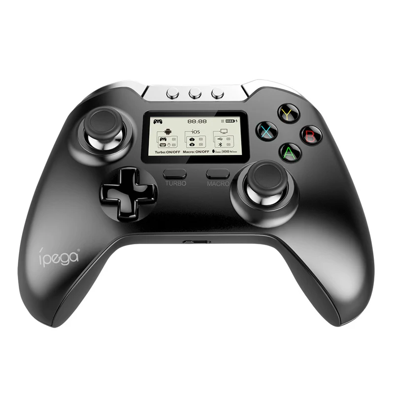 

iPega PG-9063 Bluetooth Gamepad V4.2 Wireless Game Controller with LCD Screen Dual Motor Vibration for Android/ iOS/ Windows Tab