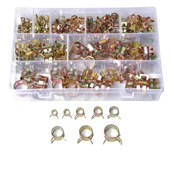 

60PCS/Set Stainless Steel Adjustable 6-38mm Range Worm Gear Hose Clamp Fuel Line Clamp Automotive Applications