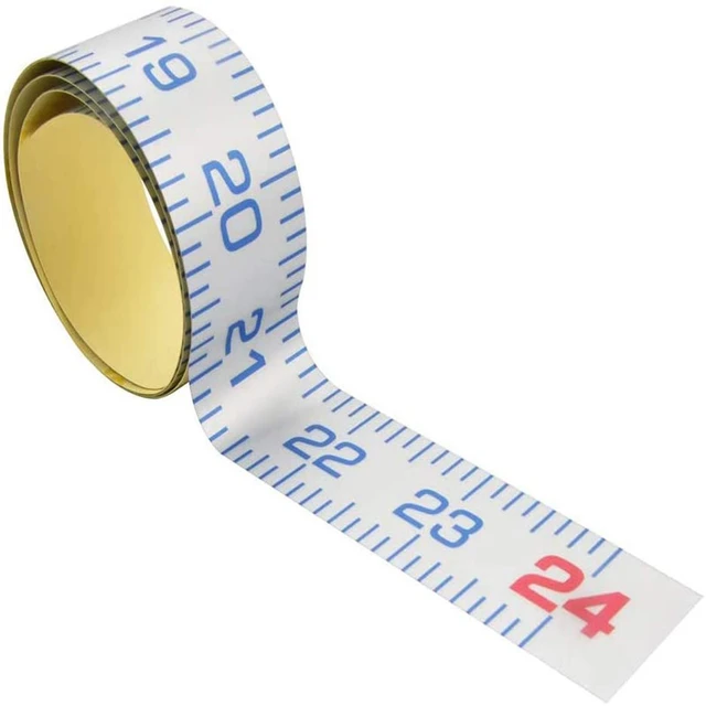WINTAPE 101cm/40Inch Adhesive Backed Tape Measure Waterproof Measuring  Sticker Sticky Meter Measuring Tape