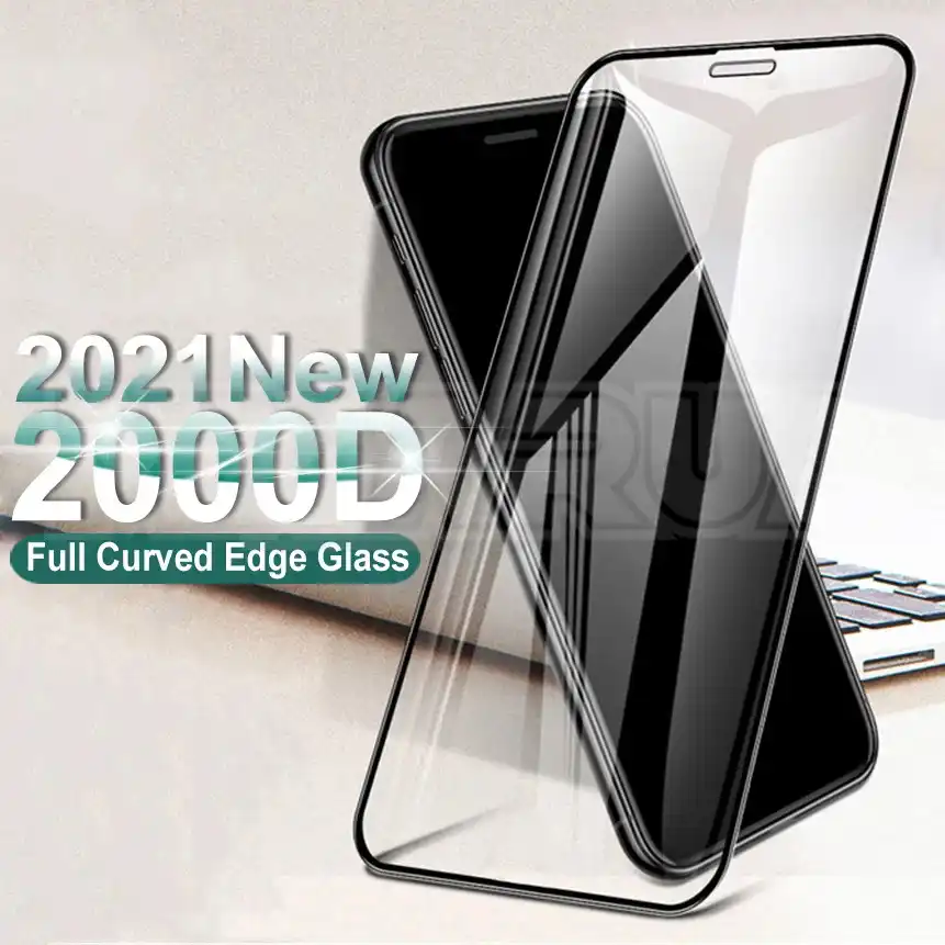 00d Curved Protective Glass For Iphone 6 6s 7 8 Plus Se Screen Protector On Iphone X Xr Xs 11 12 Pro Max Tempered Glass Case Phone Screen Protectors Aliexpress