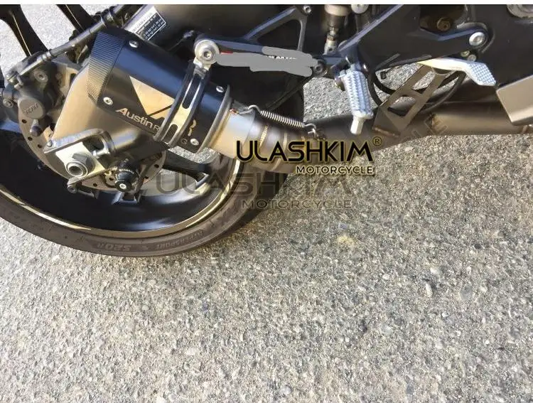 Для Yamaha YZF R1 YZR-R1 контакт среднего звенья трубы мотоцикл полный углеродного волокна Выхлопной системы слипоны