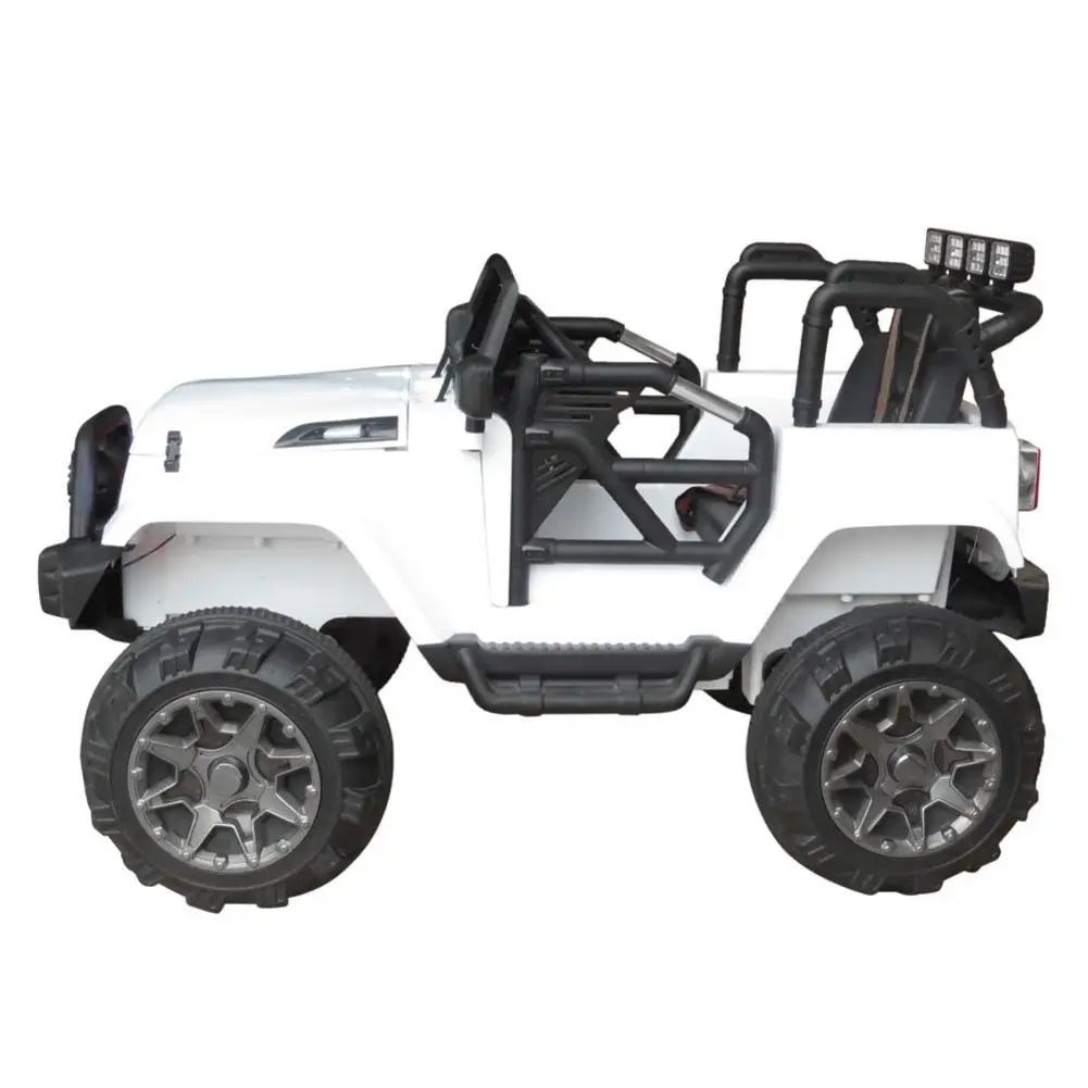 

12V Kids Ride On Car SUV MP3 RC Remote Control LED Lights White For Christmas Birthday Gift