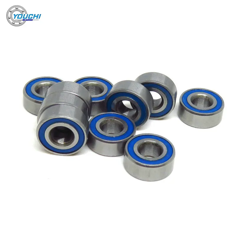 10pcs MR104 2RS 4x10x4 mm Blue Rubber Seals Deep Groove Ball Bearings RS 4*10*4 RC Car &amp Truck Special Miniature Bearing |