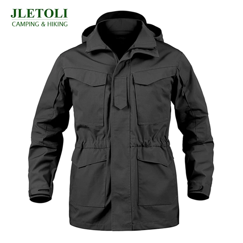 

JLETOLI Hiking Jacket Man Windbreaker Hunting Jacket Windproof Outdoor Clothing Tactical Jacket Thermal Chaqueta Softshell