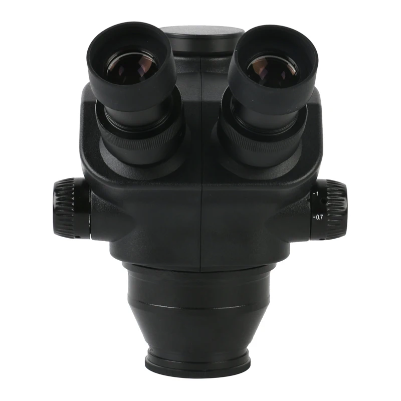 US $171.80 7X50X Stereo Microscope Trinocular Microscope Head WF10X22mm Eyepiece Rubber EyeGuards Microscope Accessories